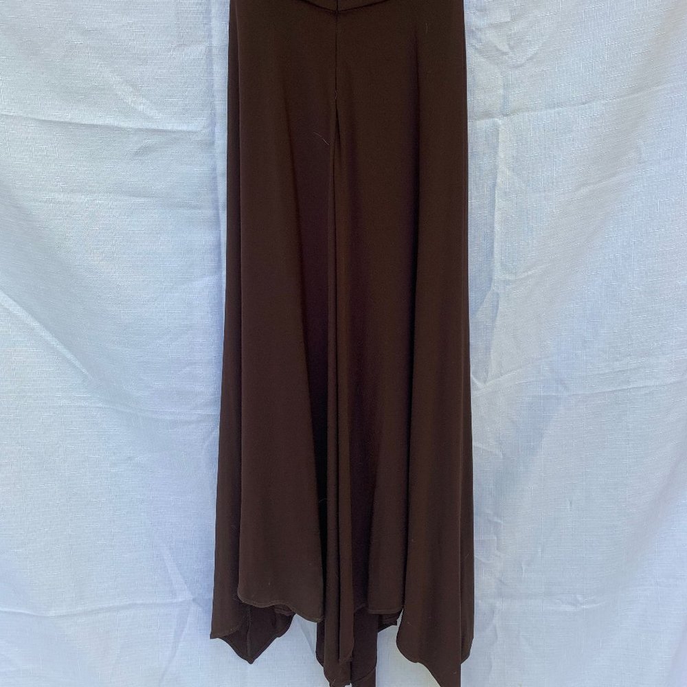 BCBG chocolate brown halter dress